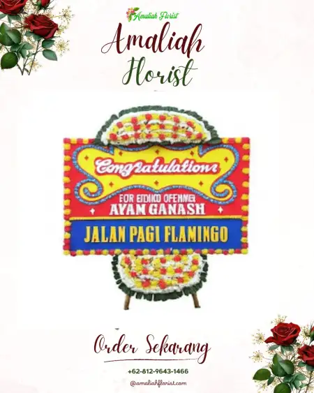 Sewa Papan Bunga Tekad